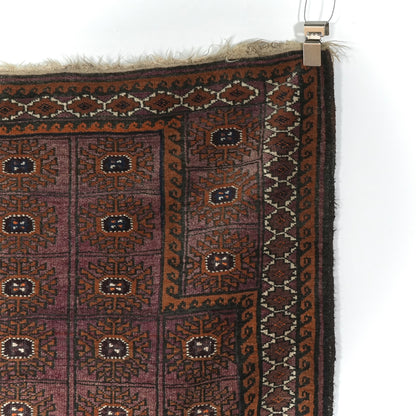 送料無料 ヴィンテージ ラグ(手織り/158cm×100cm)