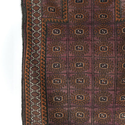 送料無料 ヴィンテージ ラグ(手織り/158cm×100cm)