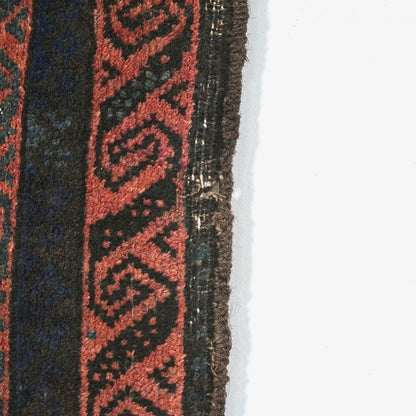 送料無料 ヴィンテージ ラグ(手織り/144cm×80cm)