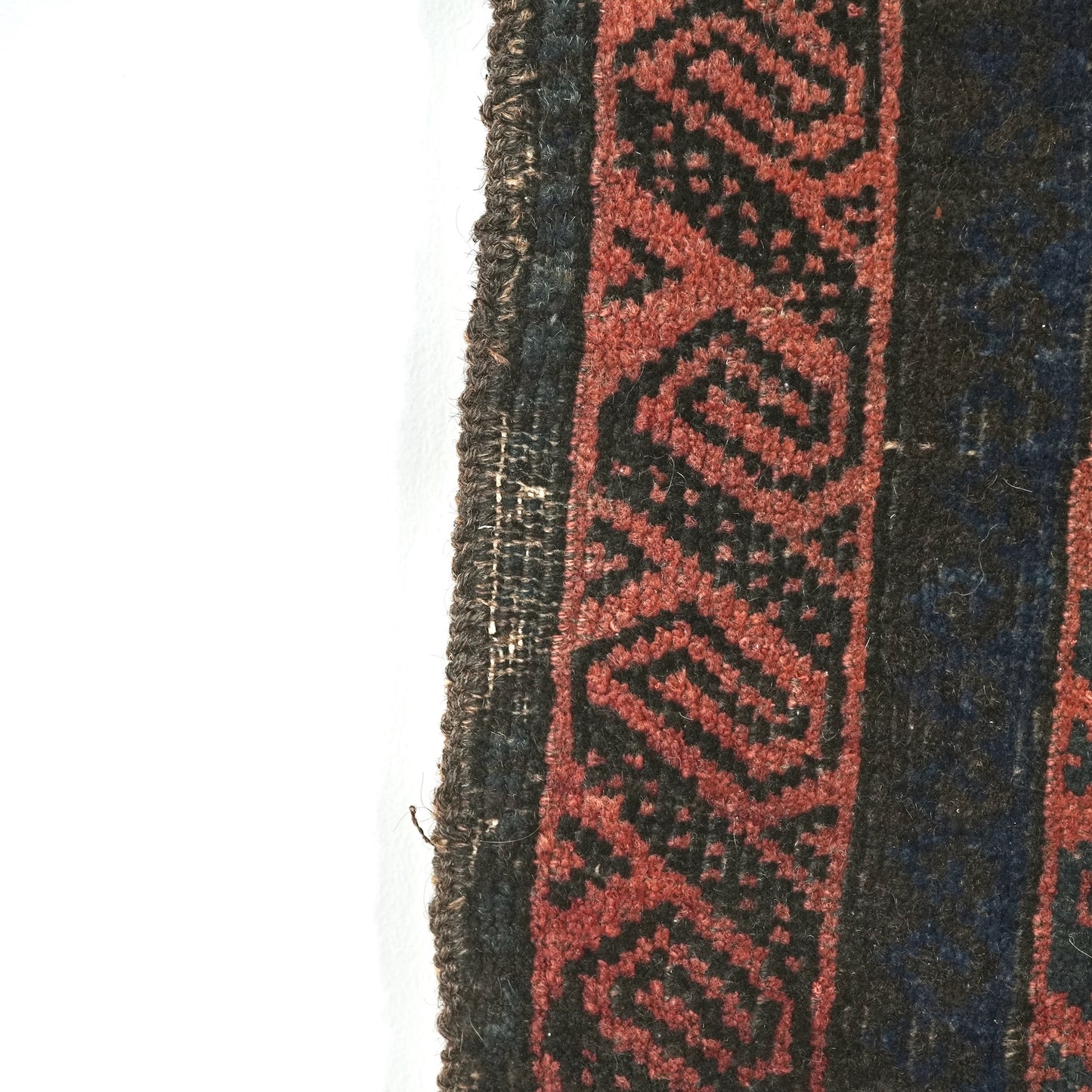 送料無料 ヴィンテージ ラグ(手織り/144cm×80cm)