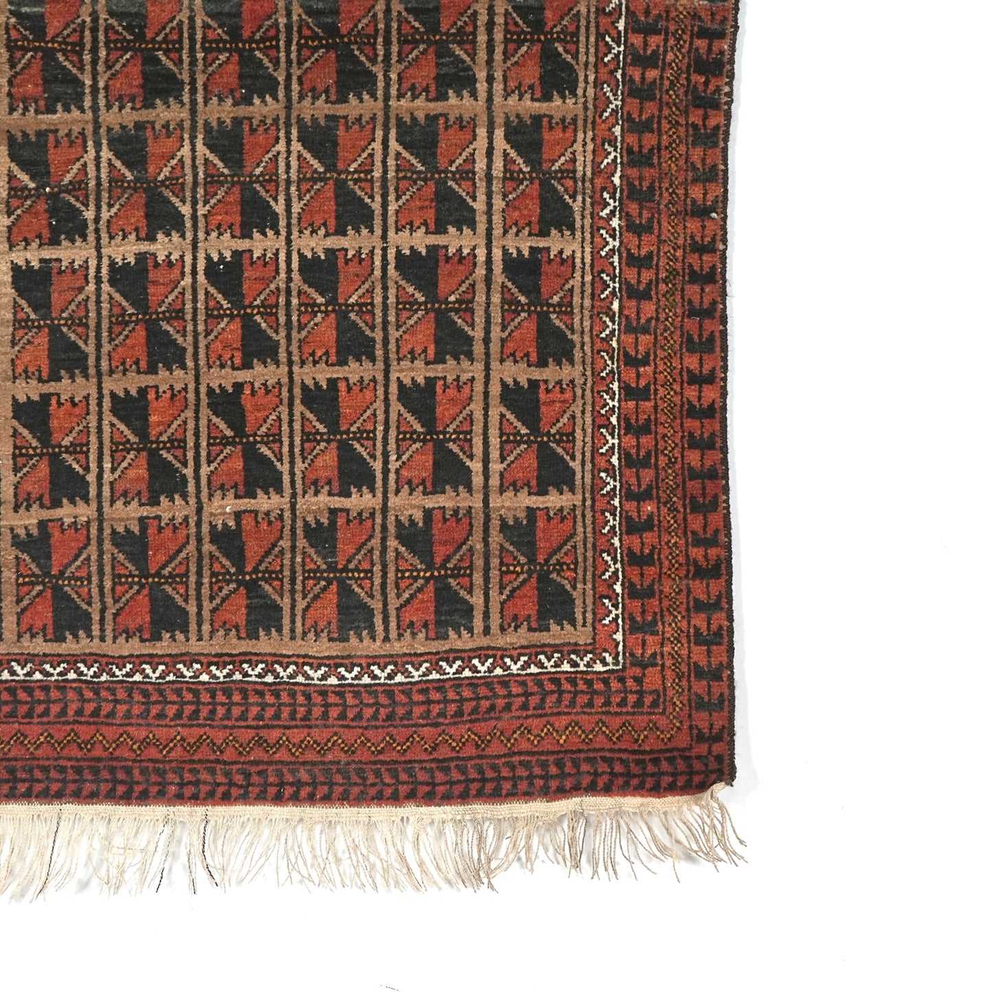 送料無料 ヴィンテージ ラグ(手織り/163cm×96cm)