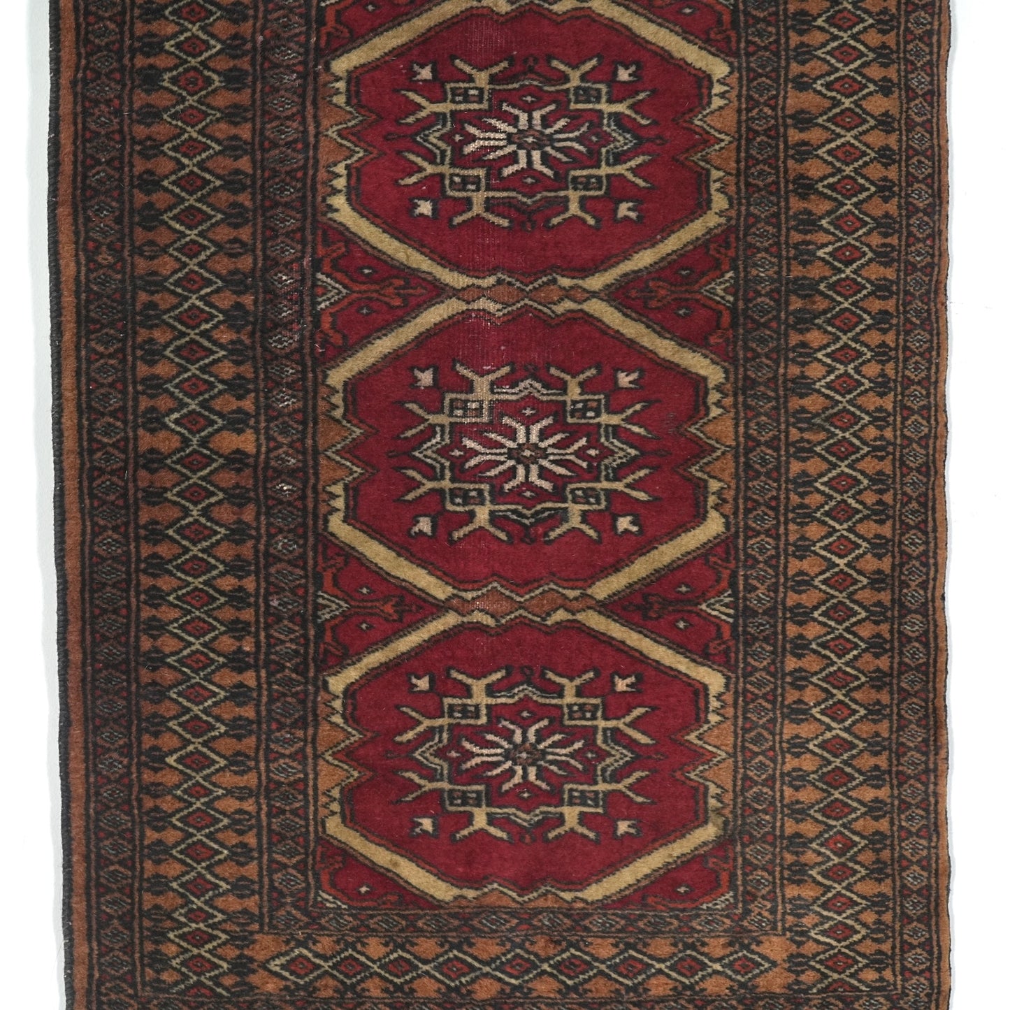 送料無料 ヴィンテージ ラグ(手織り/103cm×60cm)