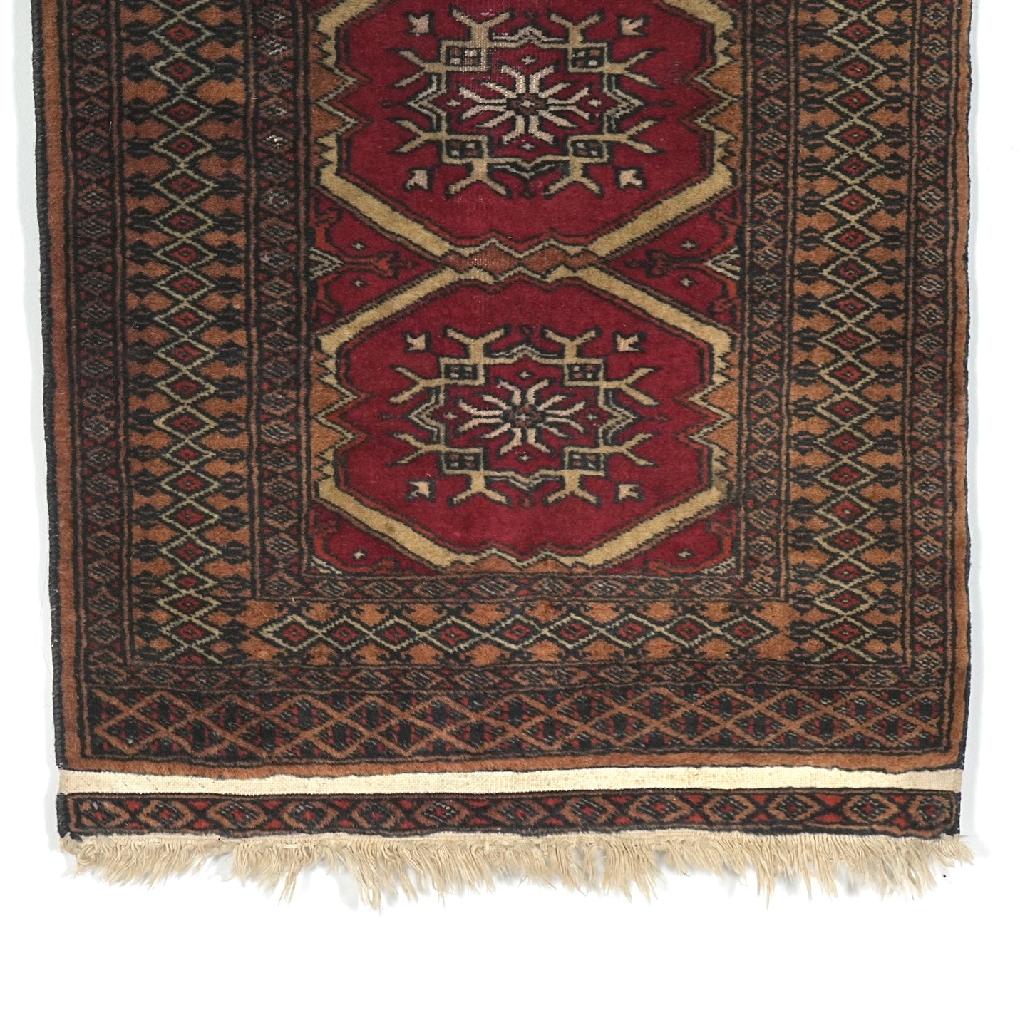 送料無料 ヴィンテージ ラグ(手織り/103cm×60cm)