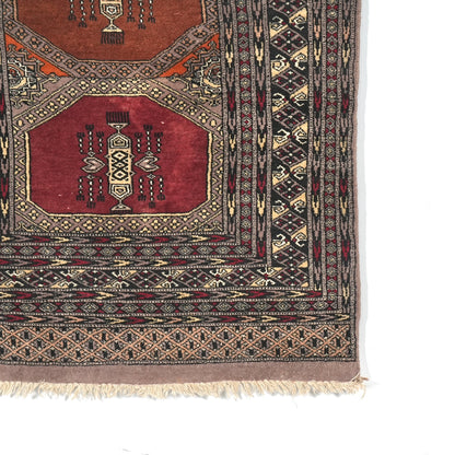 送料無料 ヴィンテージ ラグ(手織り/157cm×96cm)