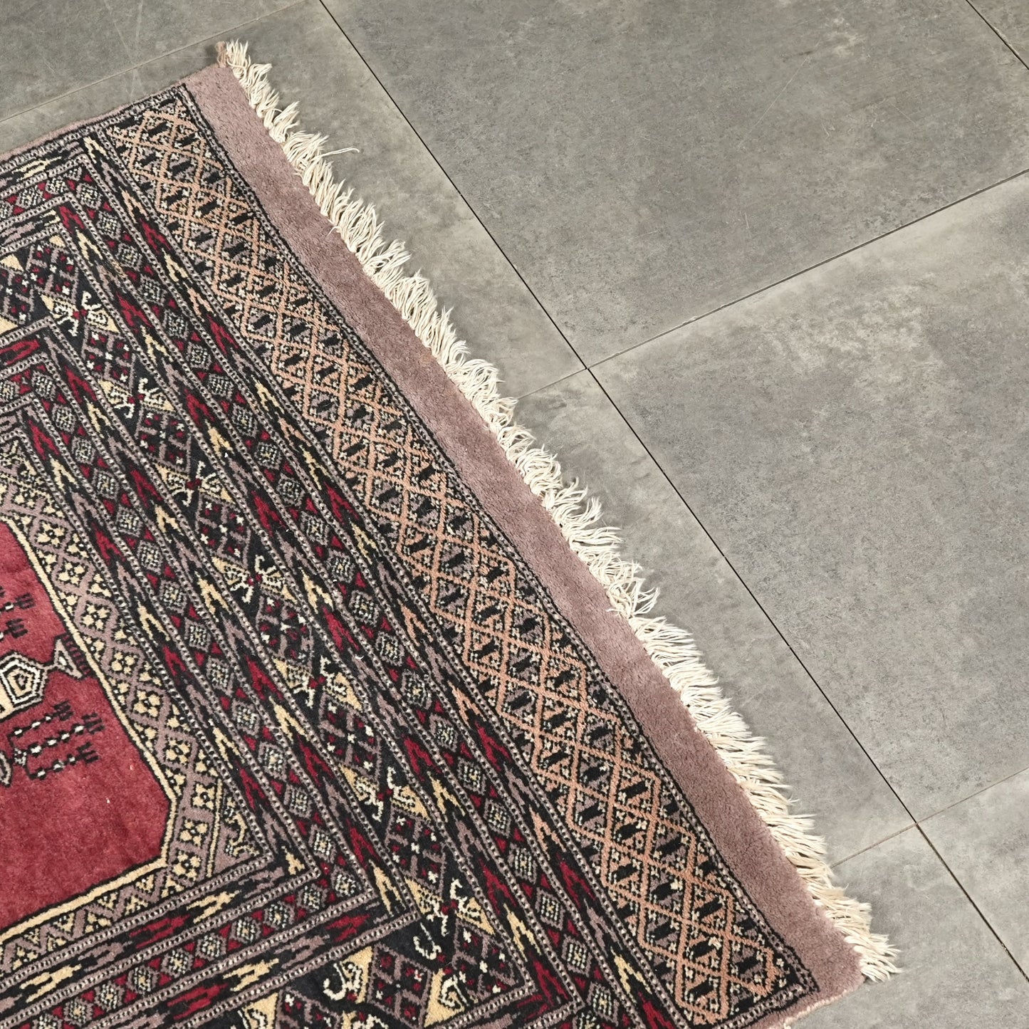 送料無料 ヴィンテージ ラグ(手織り/157cm×96cm)