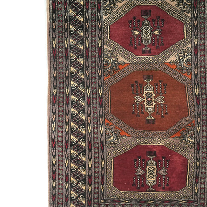 送料無料 ヴィンテージ ラグ(手織り/157cm×96cm)