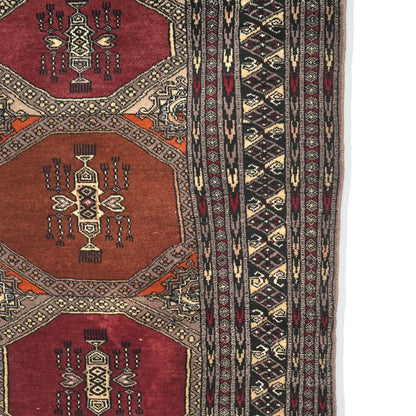 送料無料 ヴィンテージ ラグ(手織り/157cm×96cm)