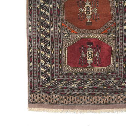 送料無料 ヴィンテージ ラグ(手織り/157cm×96cm)