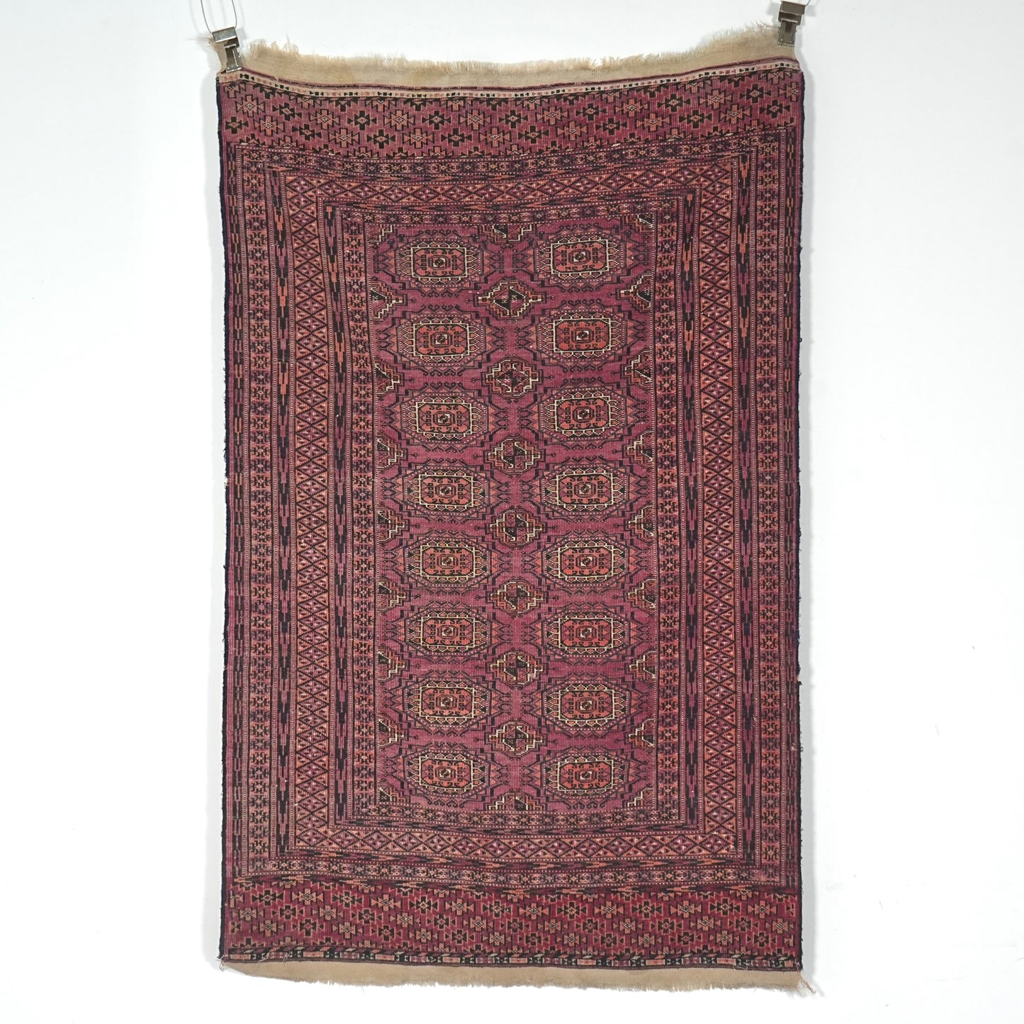 送料無料 ヴィンテージ ラグ(手織り/158cm×99cm)