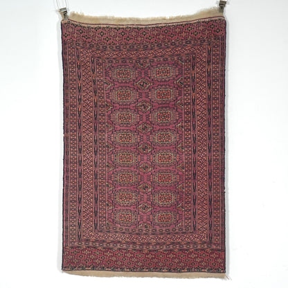 送料無料 ヴィンテージ ラグ(手織り/158cm×99cm)