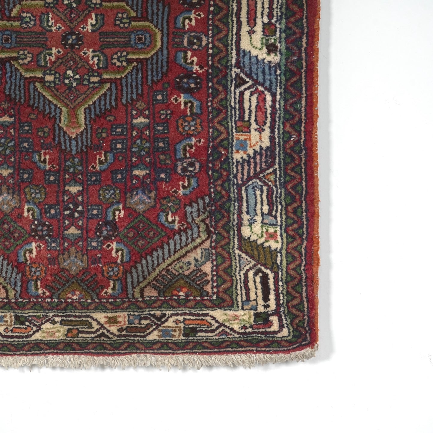 送料無料 ヴィンテージ ラグ(手織り/122cm×87.5cm)