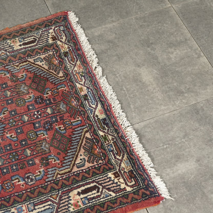 送料無料 ヴィンテージ ラグ(手織り/122cm×87.5cm)