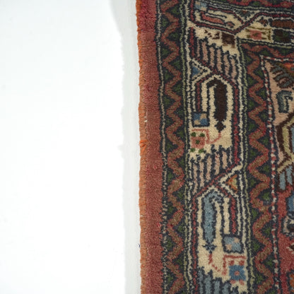 送料無料 ヴィンテージ ラグ(手織り/122cm×87.5cm)