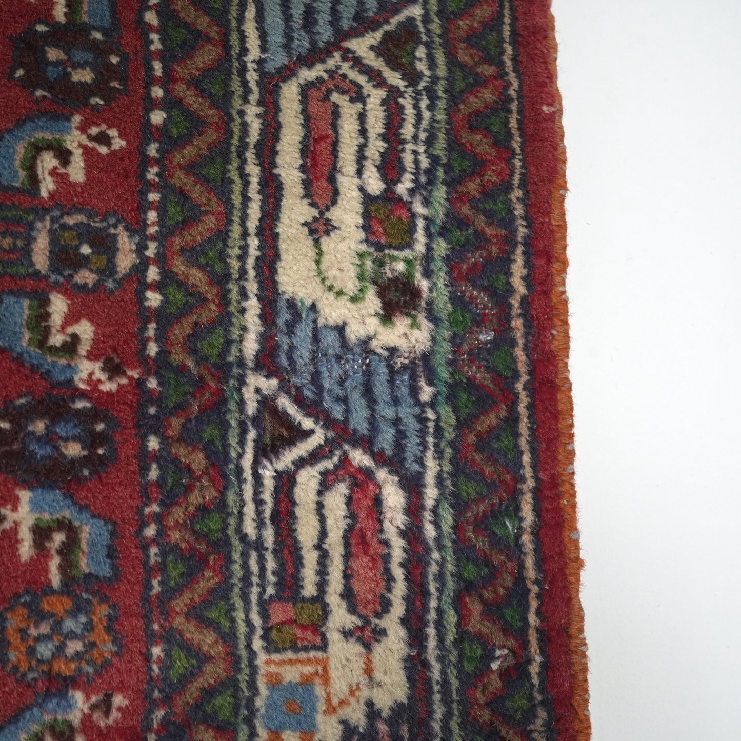 送料無料 ヴィンテージ ラグ(手織り/122cm×87.5cm)