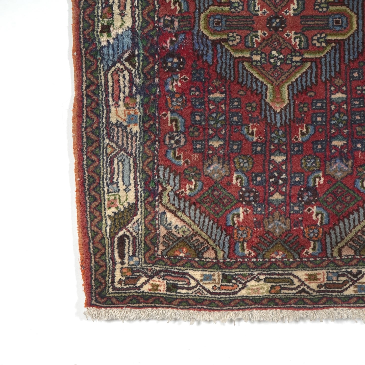 送料無料 ヴィンテージ ラグ(手織り/122cm×87.5cm)