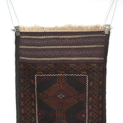 送料無料 ヴィンテージ ラグ(手織り/158cm×83cm)