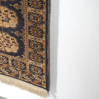 送料無料 ヴィンテージ ラグ(手織り/189cm×90.5cm)