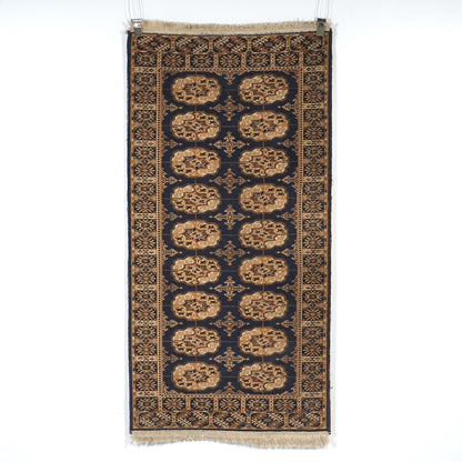 送料無料 ヴィンテージ ラグ(手織り/189cm×90.5cm)