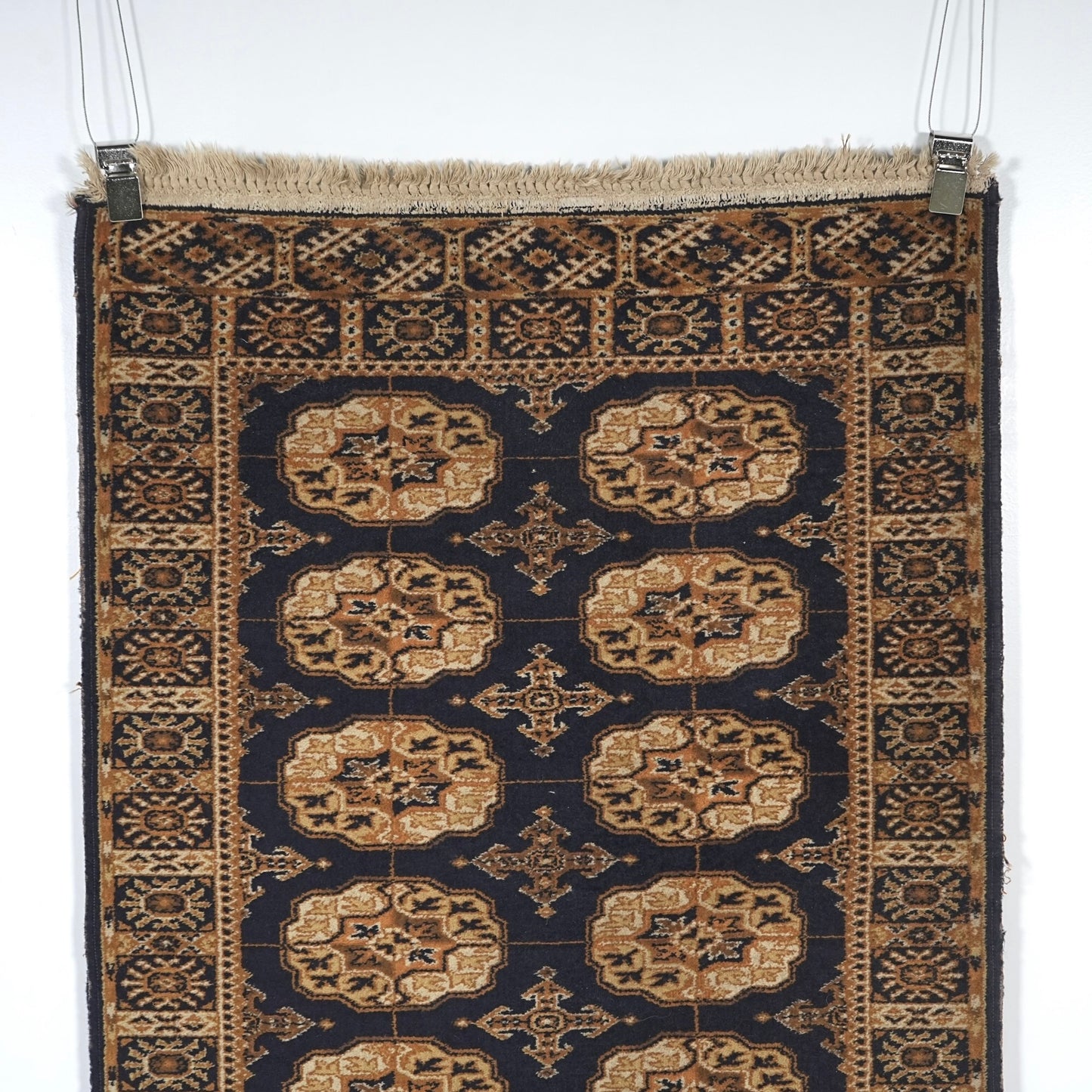 送料無料 ヴィンテージ ラグ(手織り/189cm×90.5cm)