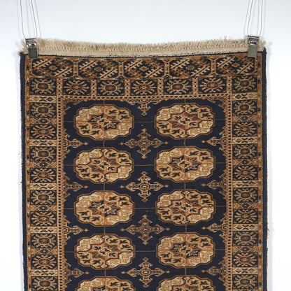 送料無料 ヴィンテージ ラグ(手織り/189cm×90.5cm)