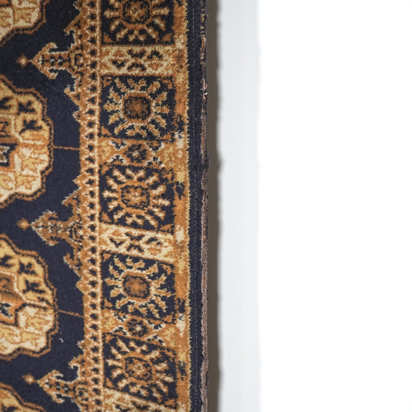 送料無料 ヴィンテージ ラグ(手織り/189cm×90.5cm)