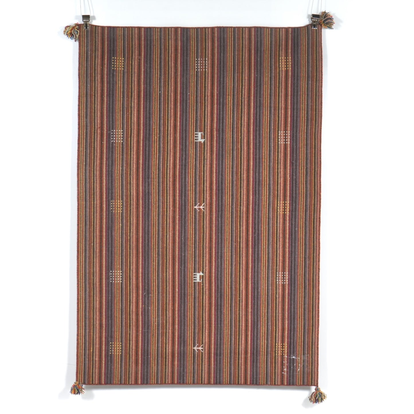 ヴィンテージ ラグ(手織り/181cm×121.5cm)