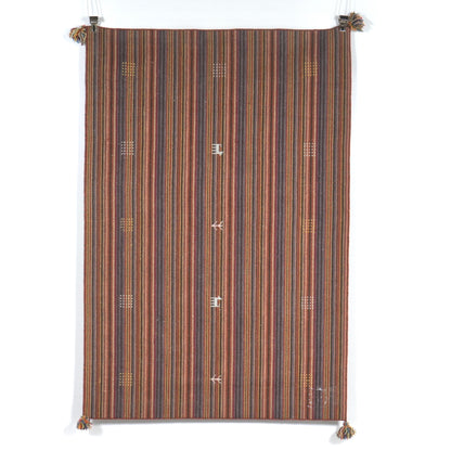 ヴィンテージ ラグ(手織り/181cm×121.5cm)