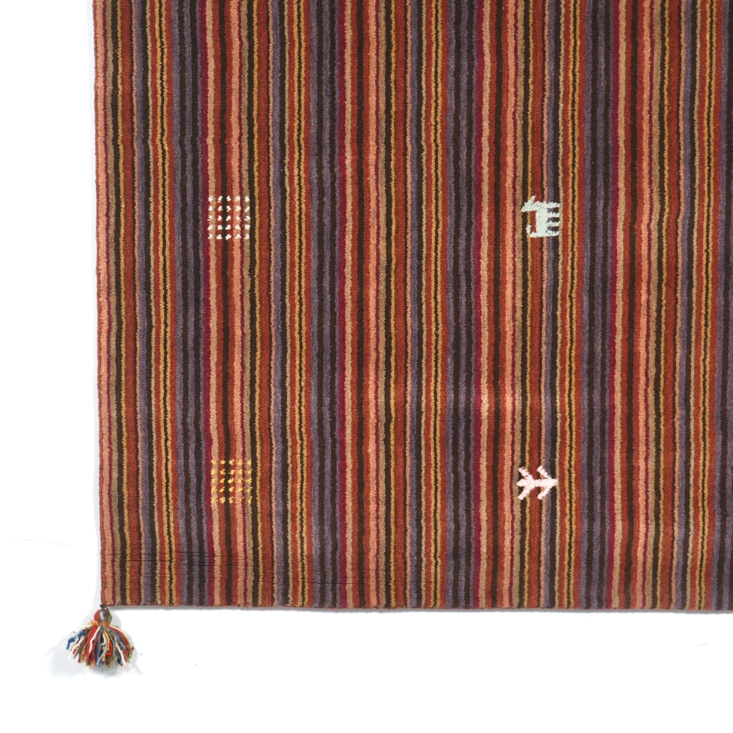 ヴィンテージ ラグ(手織り/181cm×121.5cm)