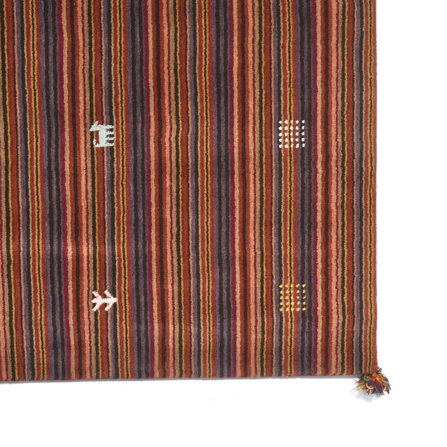ヴィンテージ ラグ(手織り/181cm×121.5cm)