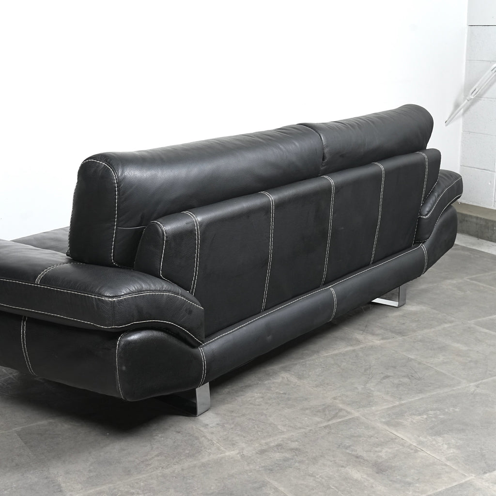 オランダヴィンテージ 3Pレザーソファ