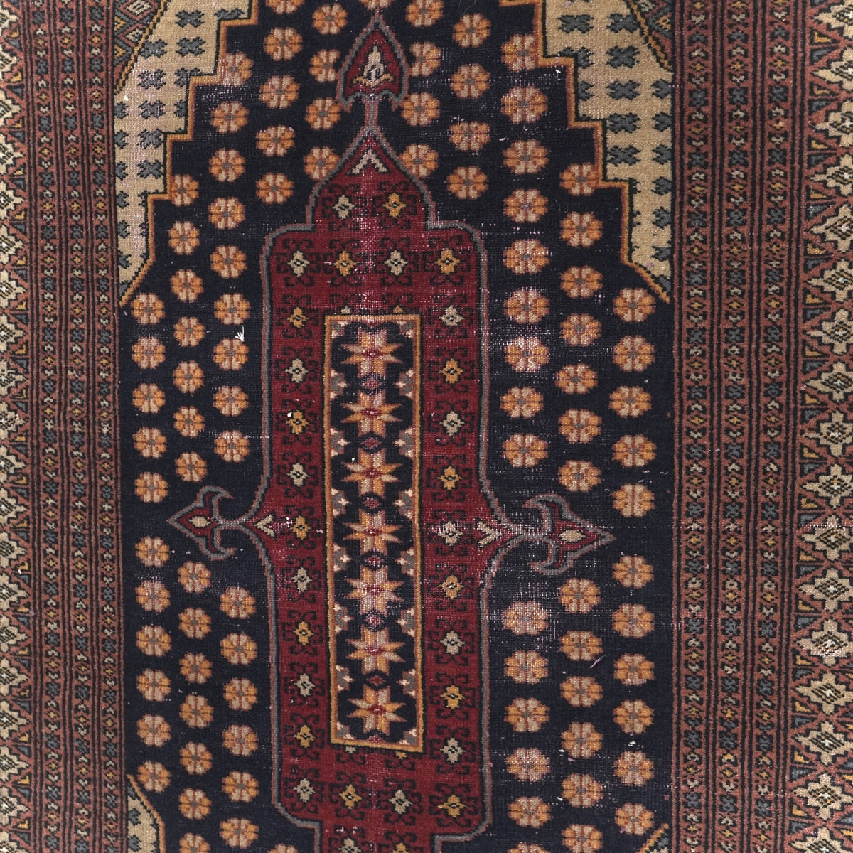 ヴィンテージ ラグ(手織り/158cm×95cm)