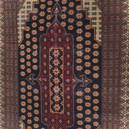ヴィンテージ ラグ(手織り/158cm×95cm)