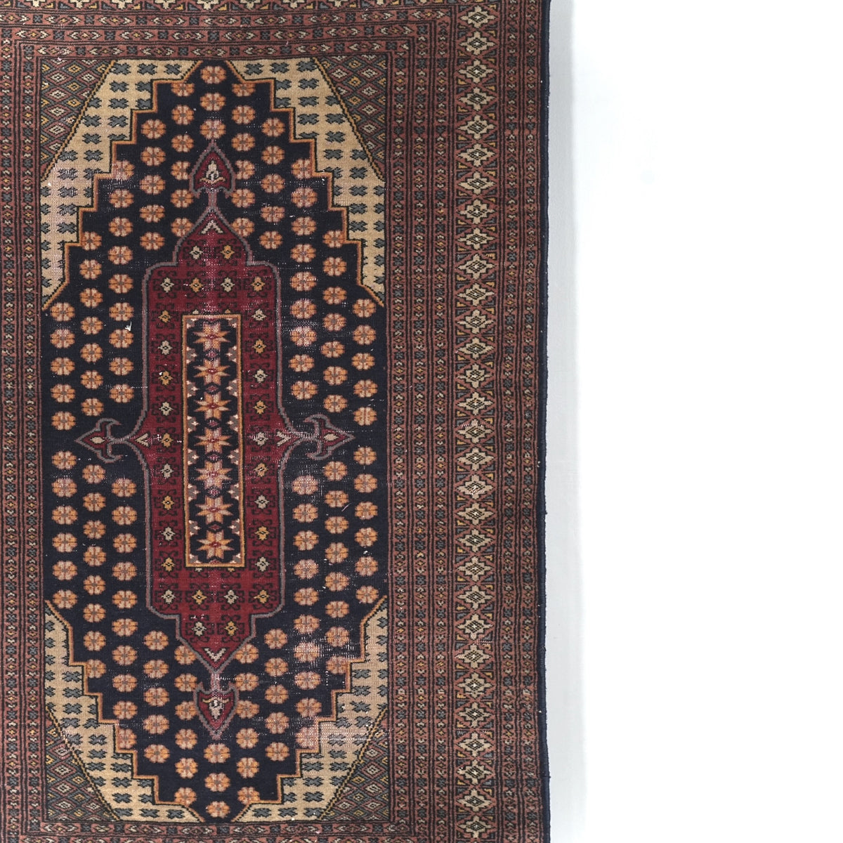 ヴィンテージ ラグ(手織り/158cm×95cm)
