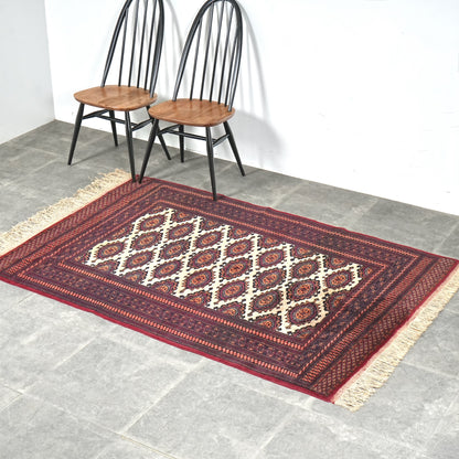 ヴィンテージ ラグ(手織り/208cm×128.5cm)