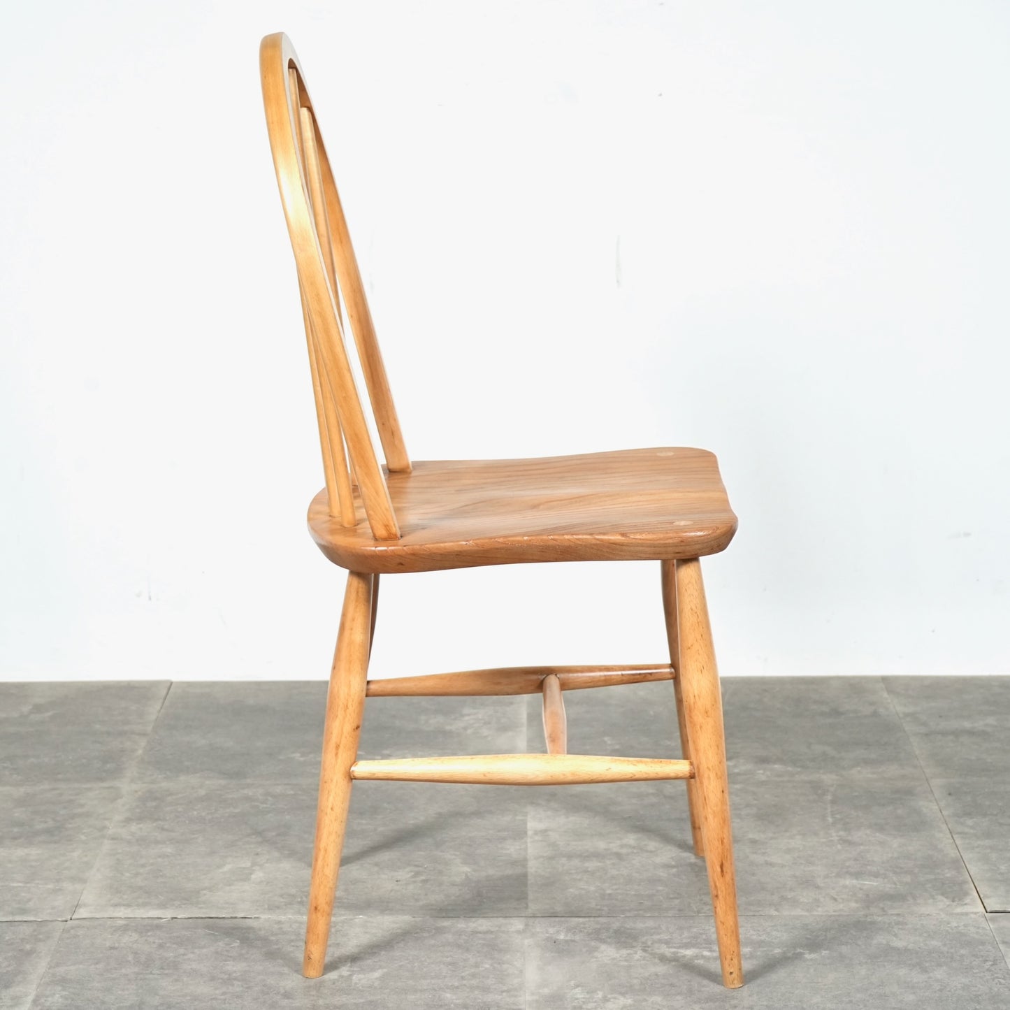 【ERCOL】ヴィンテージ フープバックチェア(メープル)