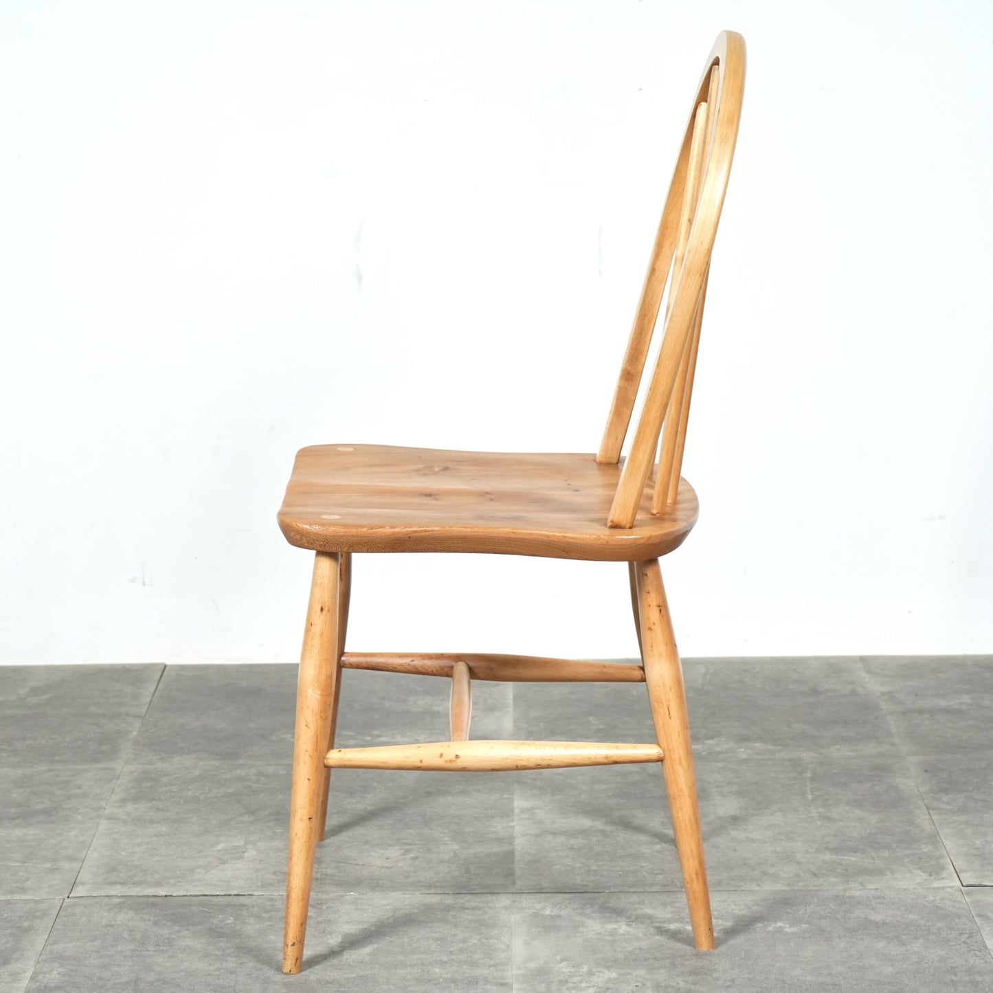 【ERCOL】ヴィンテージ フープバックチェア(メープル)