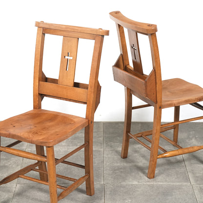 英国アンティーク チャーチチェア