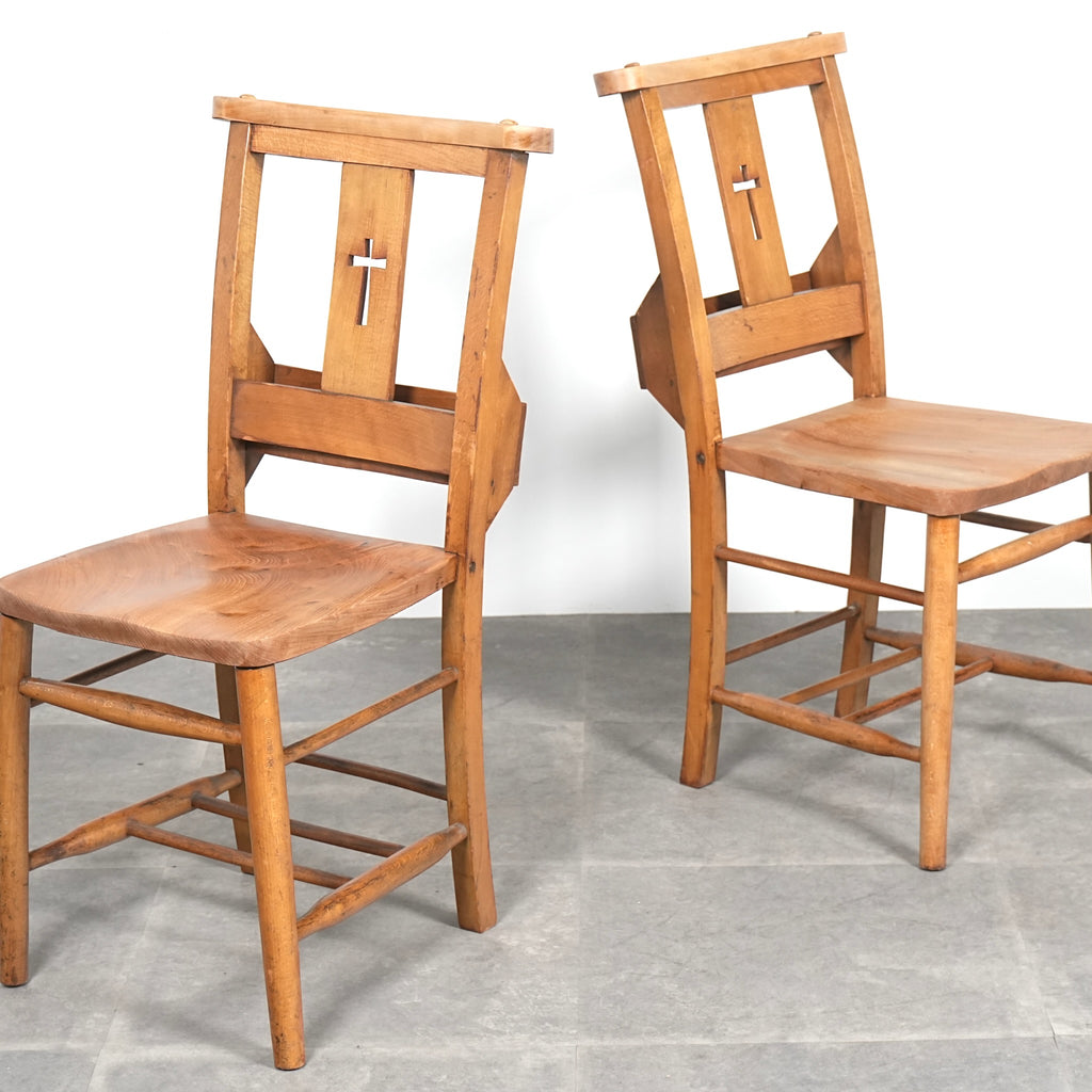 英国アンティーク チャーチチェア