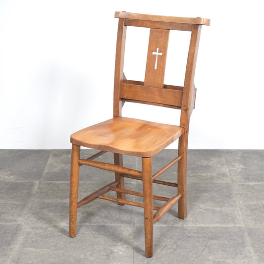 英国アンティーク チャーチチェア