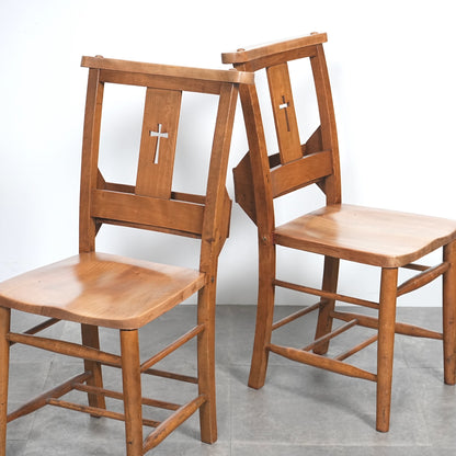 英国アンティーク チャーチチェア