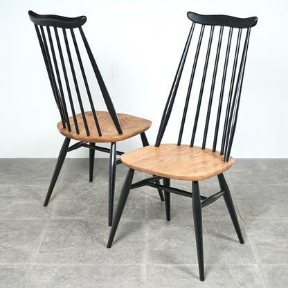 【ERCOL】ヴィンテージ ゴールドスミスチェア(バイカラー)2脚セット