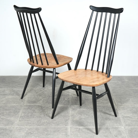 【ERCOL】ヴィンテージ ゴールドスミスチェア(バイカラー)2脚セット