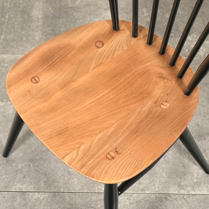 【ERCOL】ヴィンテージ ファンバックチェア(バイカラー)