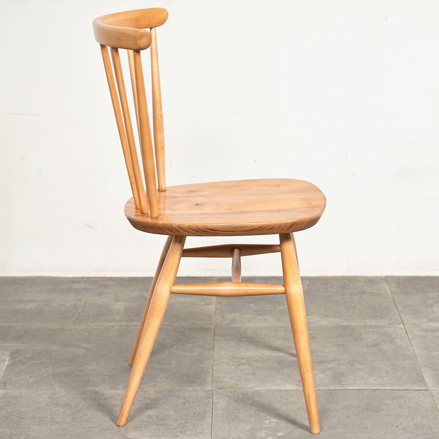 【ERCOL】ヴィンテージ ファンバックチェア(メープル)