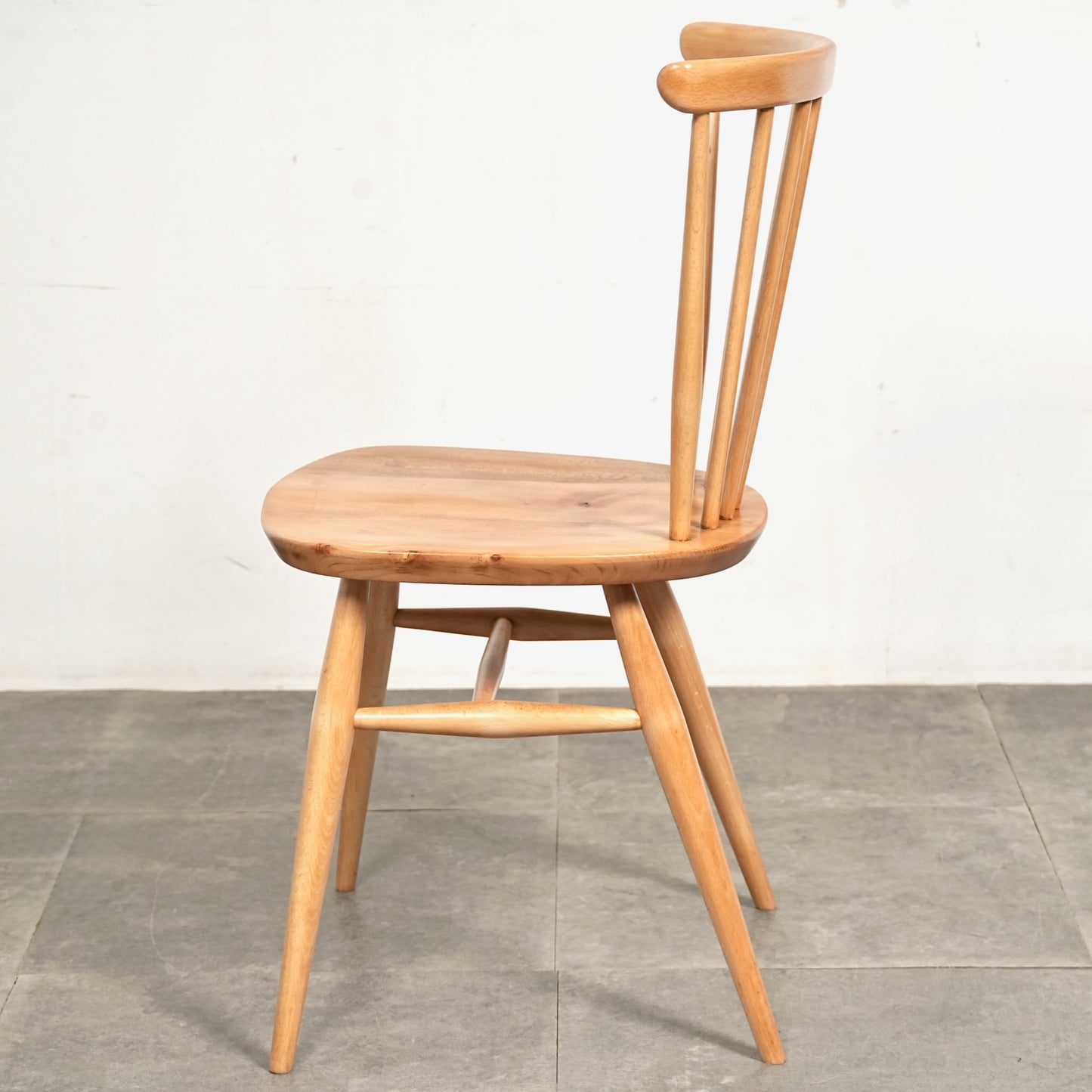 【ERCOL】ヴィンテージ ファンバックチェア(メープル)