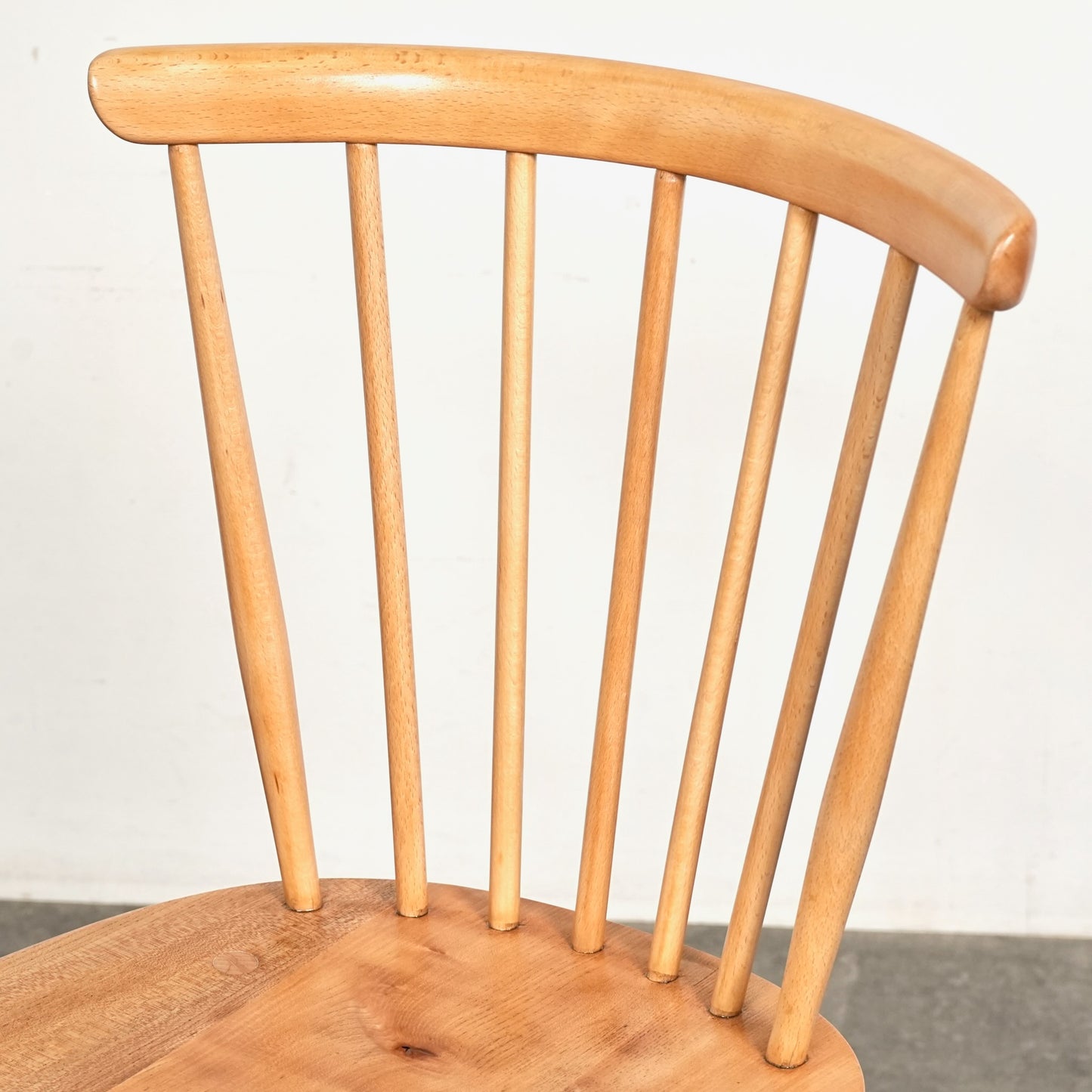 【ERCOL】ヴィンテージ ファンバックチェア(メープル)