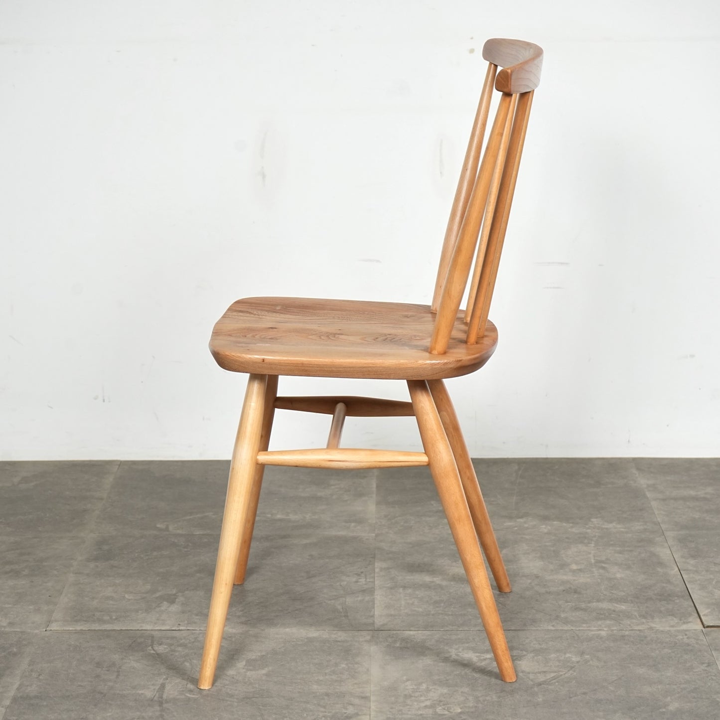 【ERCOL】ヴィンテージ ファンバックチェア(メープル)