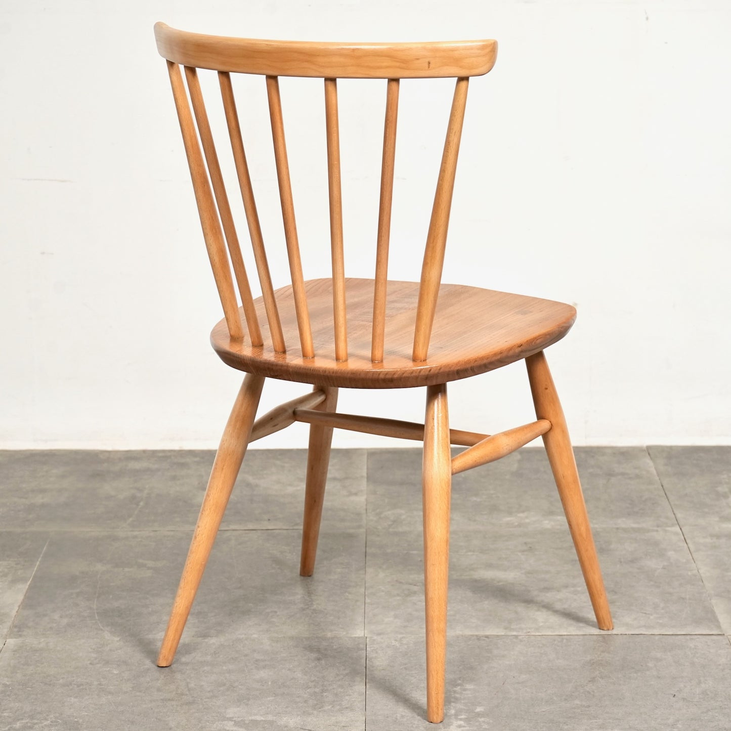 【ERCOL】ヴィンテージ ファンバックチェア(メープル)