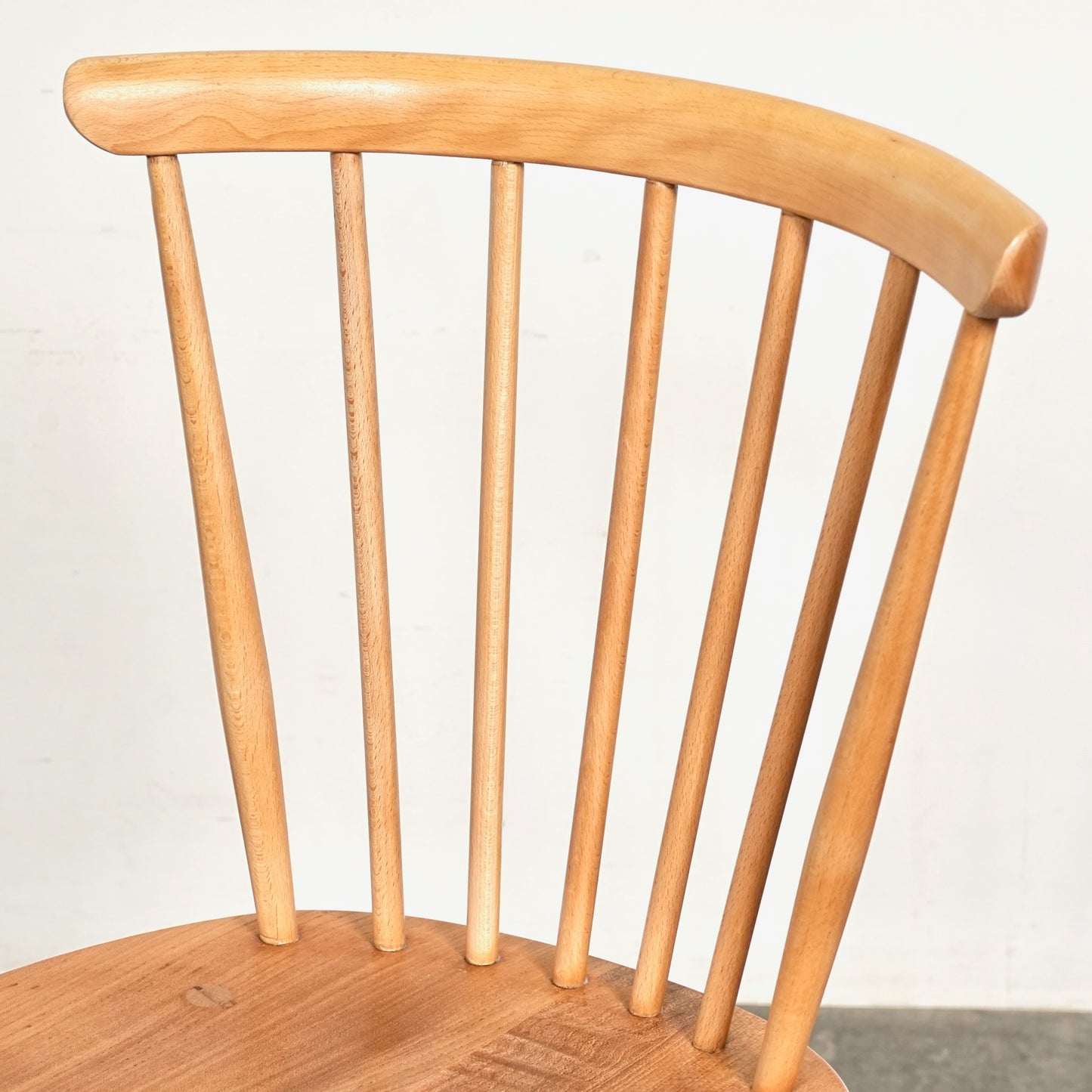 【ERCOL】ヴィンテージ ファンバックチェア(メープル)