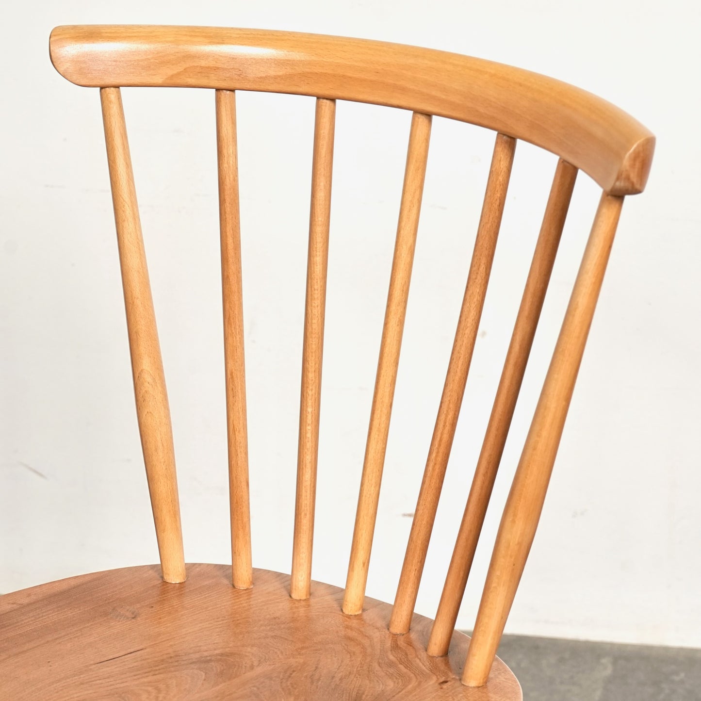 【ERCOL】ヴィンテージ ファンバックチェア(メープル)